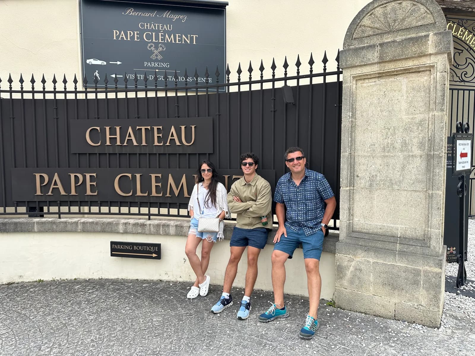 Efe Dincaslan at Château Pape Clément in Bordeaux, France